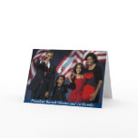 Obama 44th First Family Greeting Card