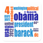 Obama 4 More Years Cloud Sticker