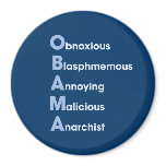 Obama Acronym Refrigerator Magnets