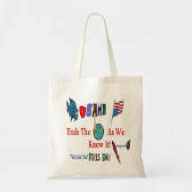 Obama and Iran Canvas Bag