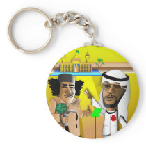 Obama and The Colonel Key Chain
