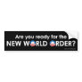 Obama and the New World Order Bumper Stickers