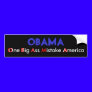 Obama anti-obama bumper sticker