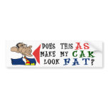 OBAMA ASS BUMPER STICKER CAR