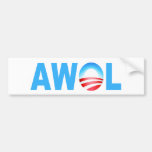 OBAMA AWOL BUMPER STICKERS