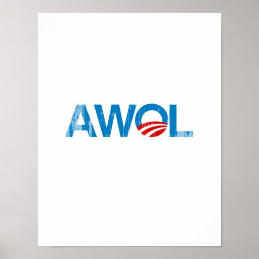 OBAMA AWOL Faded.png Poster