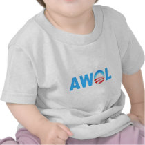 OBAMA AWOL T-SHIRT