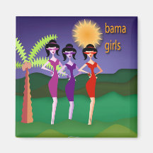 Obama Bahama girls - they're hot Fridge Magnets