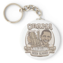 Obama Beer Summit Nonpartisan Gear Keychain