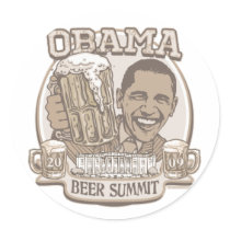 Obama Beer Summit Nonpartisan Gear Stickers