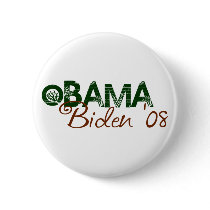 Obama Biden 2008 (Green Edition) Pin