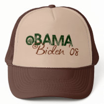 Obama Biden 2008 (Green Edition) Mesh Hats