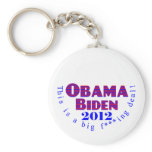Obama Biden 2012 BFD Keychain