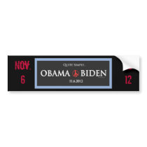 OBAMA BIDEN 2012 Bumper Sticker