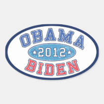 Obama & Biden 2012 Collegiate Election Sticker stickers