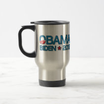 Obama Biden 2012 Dropshadow Blue mugs