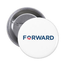 Obama Biden 2012 Forward (Dark Blue ) Button