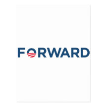 Obama Biden 2012 Forward (Dark Blue ) Postcard