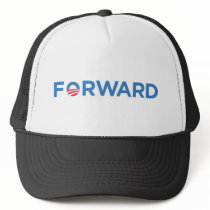Obama / Biden Forward Light Blue Trucker Hats