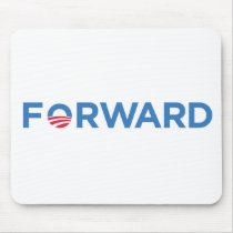 Obama / Biden Forward Light Blue Mouse Pads