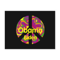 Obama Biden Peace Postcard