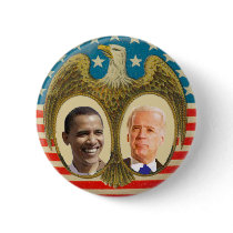 Obama Biden Retro Button