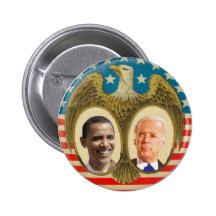 Obama Biden Retro Button
