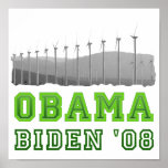 Obama Biden Wind Energy Poster posters