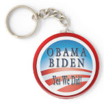 OBAMA BIDEN YES WE DID KEY CHAIN