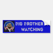 Obama - Big Brother is Watching Bumper Stickers