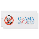 Obama Bin Biden Customized Rack Card