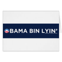 Obama bin Lyin' Greeting Cards
