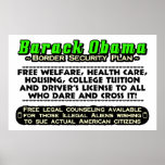 Obama Border Security Plan posters