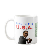 Obama: Born In The U.S.A. Mugs