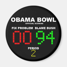 Obama Bowl - Official Scoring Magnet