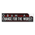 OBAMA BUMPER STICKER bumper stickers