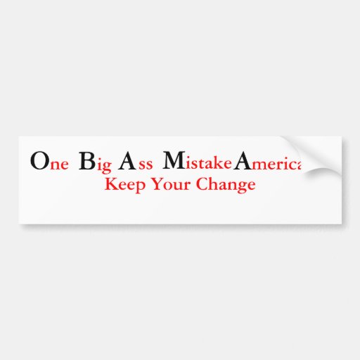 Obama Bumper Sticker