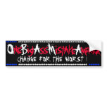 OBAMA BUMPER STICKER One BIG Ass Mistake America bumper stickers