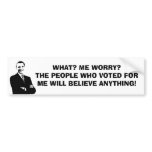 OBAMA BUMPER STICKERS