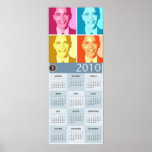 OBAMA CALENDAR 2010 POSTER - posters