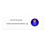 Obama Card business cards
