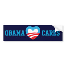 Obama Cares Bumper Stickers