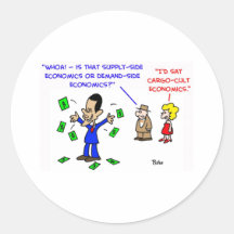 Obama cargo cult economics sticker