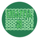 Obama Celtic Knotwork Stickers