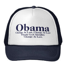 Obama - Change At Last Hat -MLK