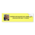 OBAMA CHANGE?? BUMPER STICKER bumper stickers