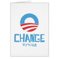 Obama Change Card