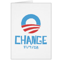 Obama Change Card