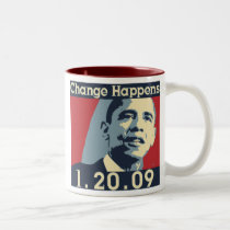 Obama Change Mug mugs