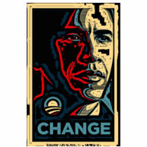 Obama Change Photo Cutout